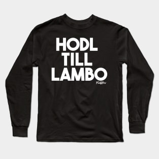 HODL White Long Sleeve T-Shirt